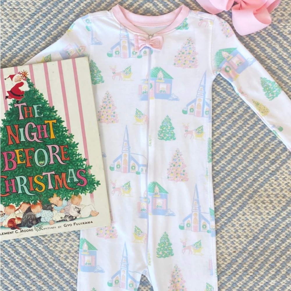 NWT Christmas Footed PJ